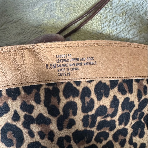 Sofft tall brown cognac leather Sharnell Heel boots lace tie back 8.5 - Picture 2 of 13